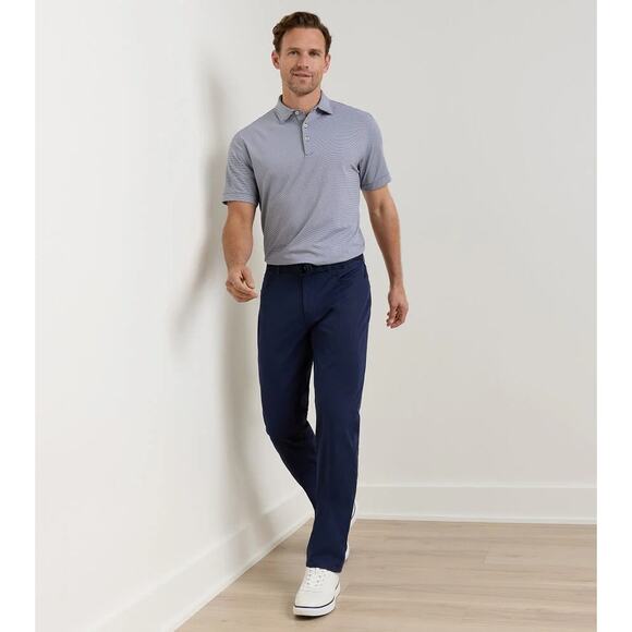 Peter Millar EB66 Performance Five-Pocket Pants Navy Blue Golf Mens 34x30